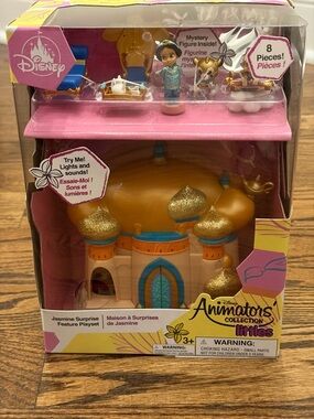 Disney Jasmine Surprise Playset - Gold, Pink & Blue